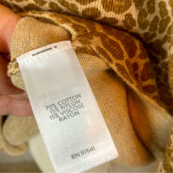 J.Jill Leopard Print Sweater - Picture 8 of 9